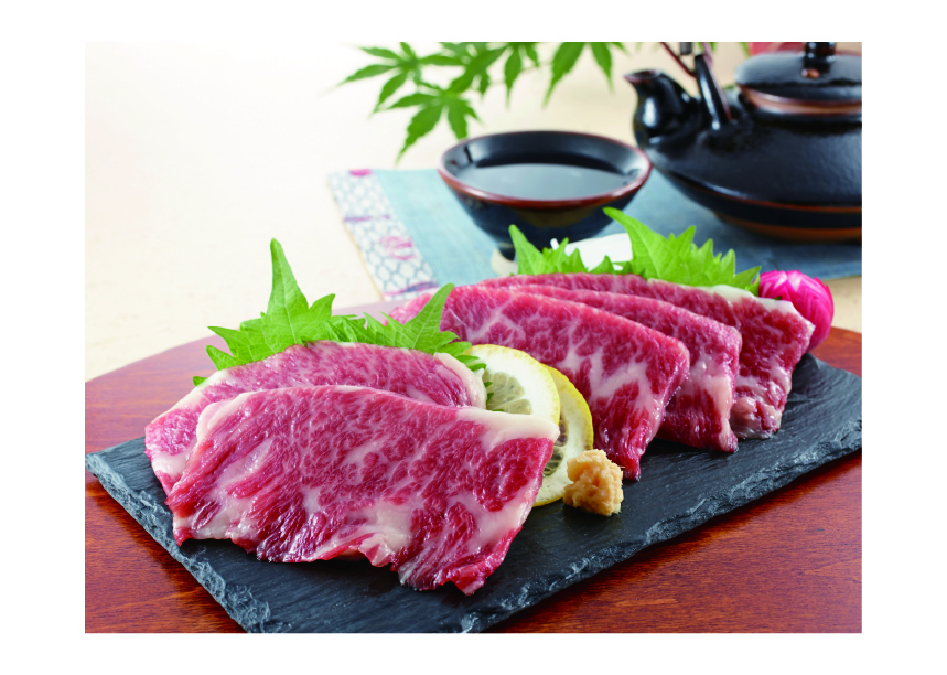 馬刺しセット（上）(ブロック)